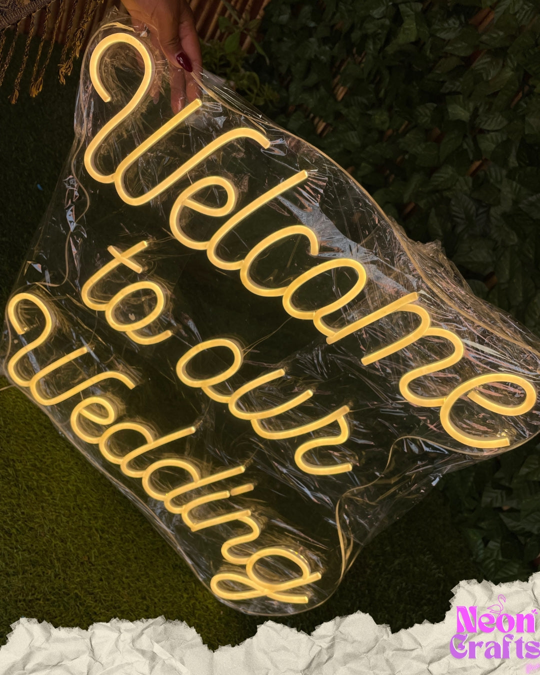 Welcome to our wedding neon signs | neoncraftsmaroc