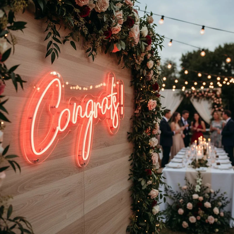 Congrats! Neon Sign -Neon Maroc