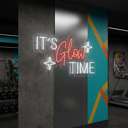It's Glow Time Neon Sign -Neon Maroc