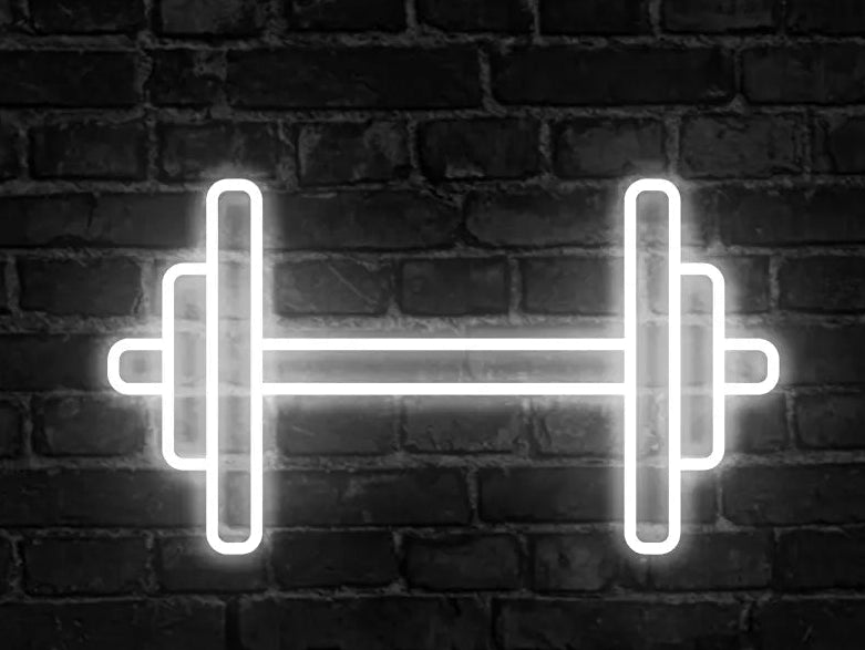Dumbbell Neon Sign -Neon Maroc