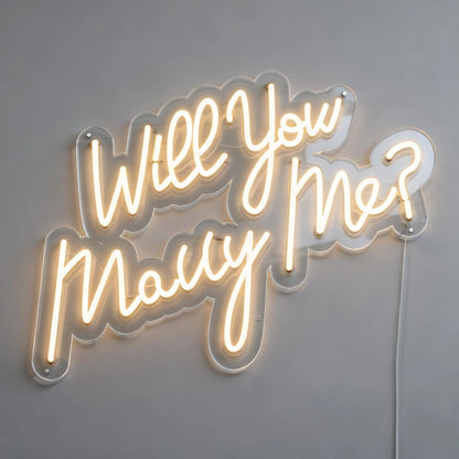 Will You Marry Me Led Neon Sign-Neon Maroc