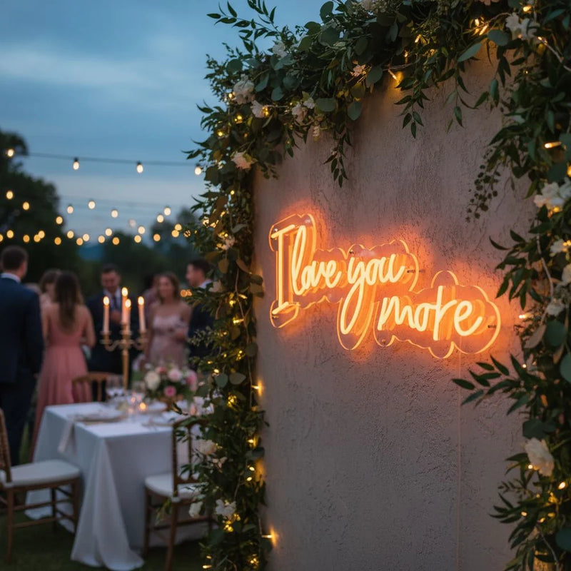 I Love You More Neon Sign -Neon Maroc