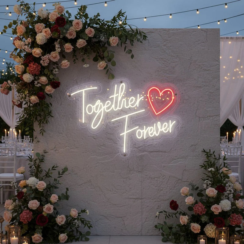 Together Forever Neon Sign -Neon Maroc