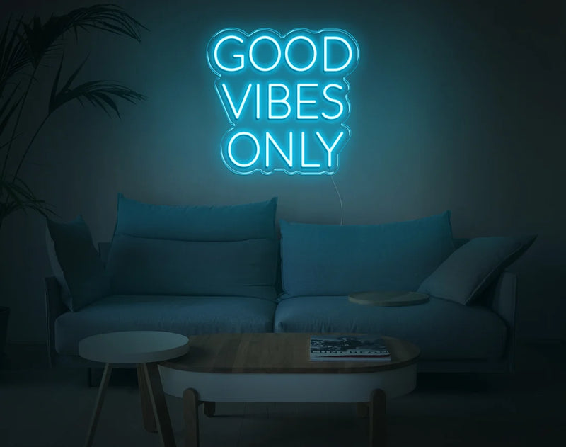Good Vibes Only V2 LED Neon Sign-Neon Maroc