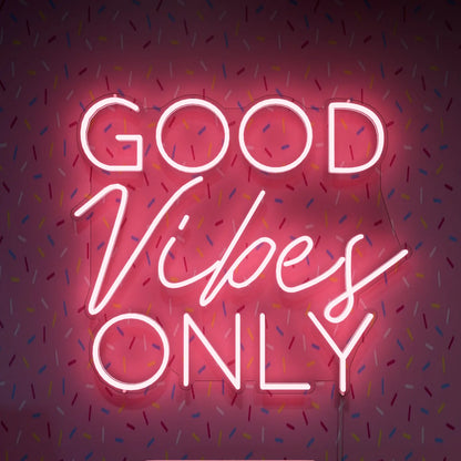 Good Vibes Only Neon sign -Neon Maroc