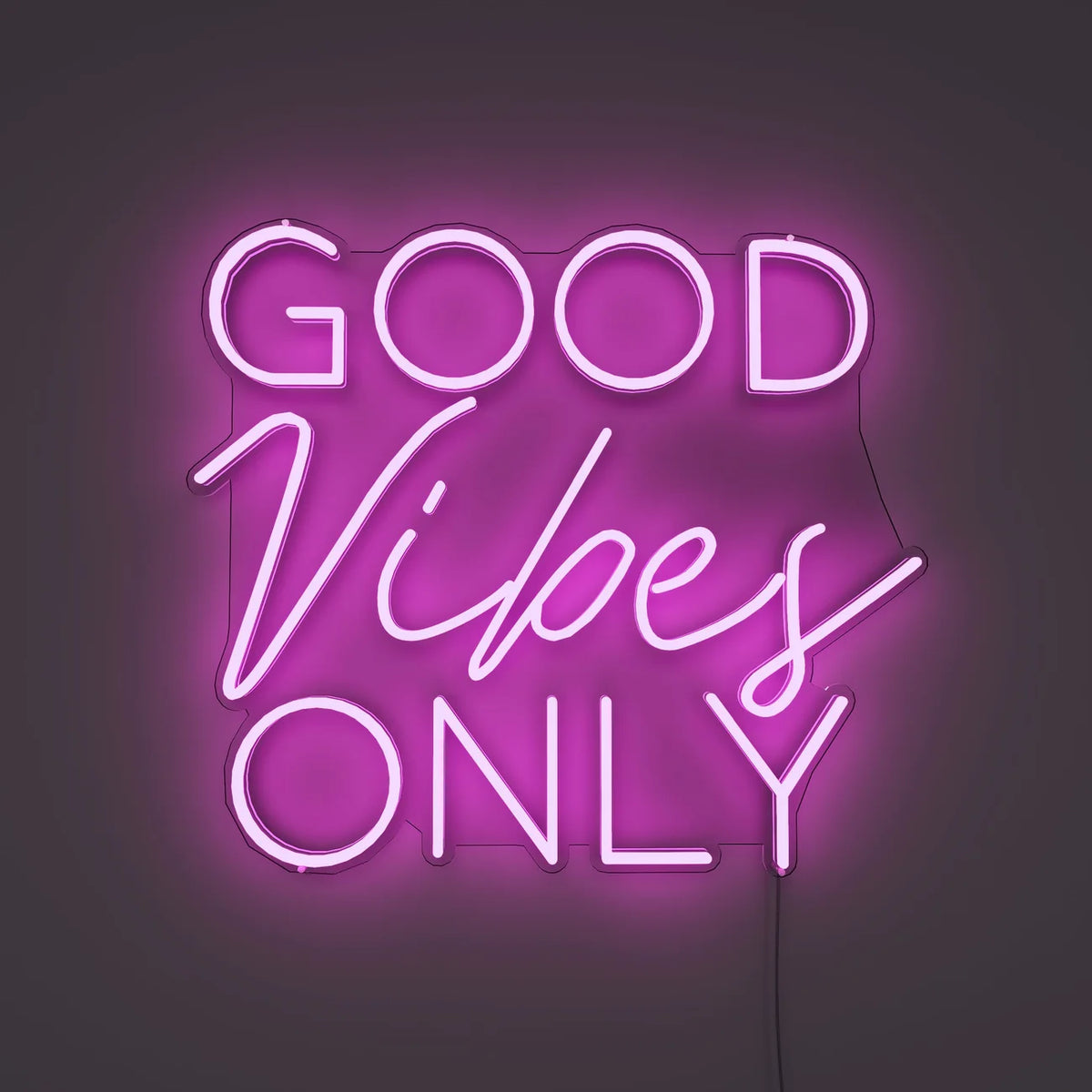 Good Vibes Only Neon sign -Neon Maroc