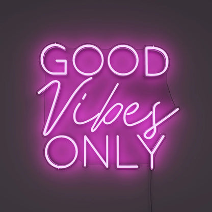 Good Vibes Only Neon sign -Neon Maroc